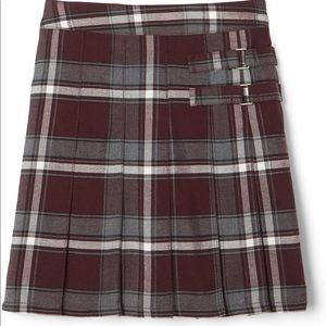 $8 French Toast Girls' Plaid Two-Tab Scooter Skirt